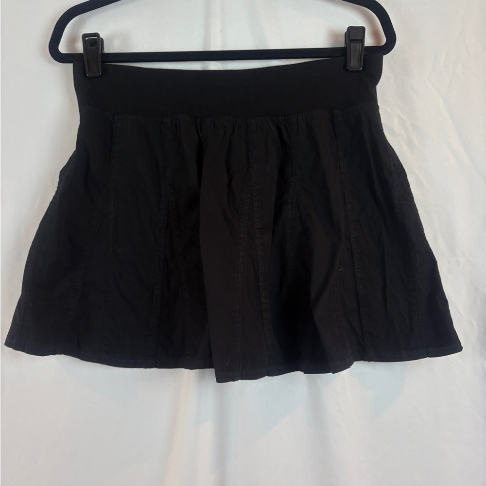 XCVI Black A-Line Mini Skirt - Picture 2 of 3